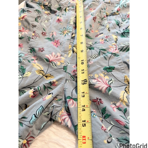 Anthropologie Floral Cargo Pants - Picture 8 of 11